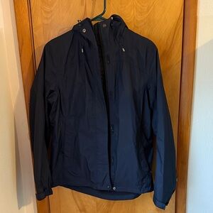 L.L. Bean Men's Black Medium Fleece Lined Coat